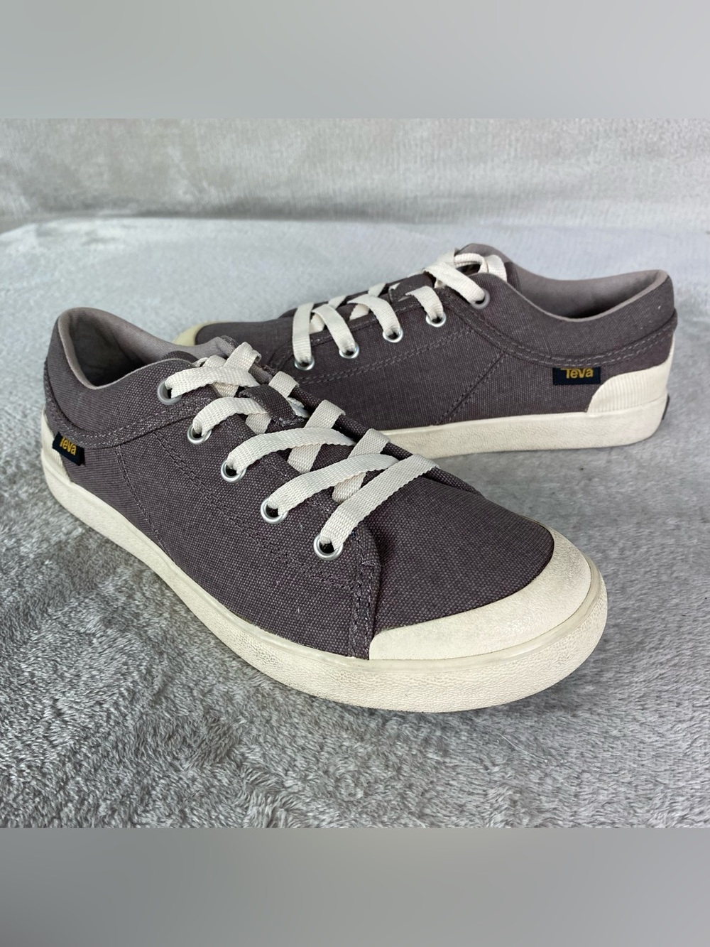 Teva Freewheel Washed Womens Size 7 Brown Canvas Walking Hiking Shoes NEW - Picture 3 of 10